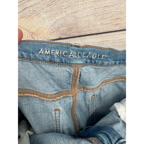 American Eagle '90s Bootcut Jeans Womens 16 Blue Light Wash Denim - Picture 13 of 13